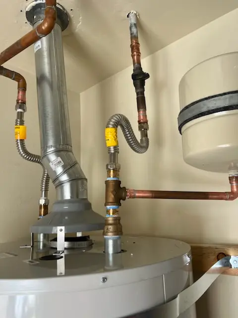 Water heater installation and plumbing repair in Round Knob